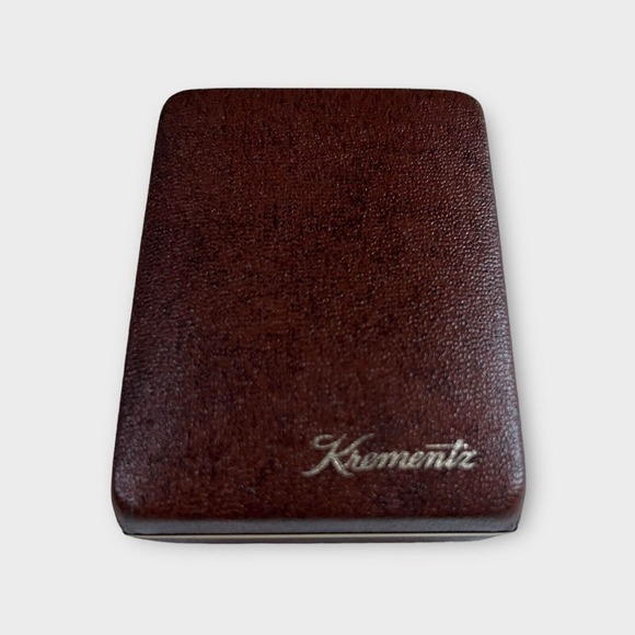 Vintage Krementz 70s 14 KT Gold Overlay Genuine Opal Green Leaf Pendent Necklace - Picture 11 of 12